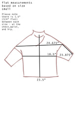 French Terry Stripes Belton Top - SOLD OUT