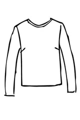 French Terry Stripes Casey Top - SOLD OUT