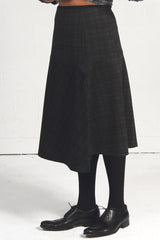 Gray Plaid Comet Skirt - SOLD OUT