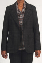 Gray Plaid Ray Jacket - SOLD OUT