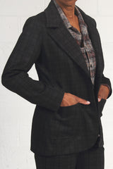 Gray Plaid Ray Jacket - SOLD OUT