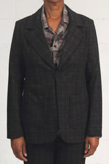 Gray Plaid Ray Jacket - SOLD OUT