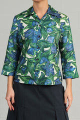 Metropolis Shirt - green print