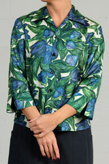 Metropolis Shirt - green print
