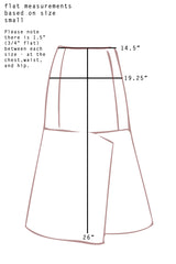 Gray Plaid Comet Skirt - SOLD OUT