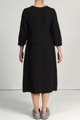 Hemp Walker Dress - charcoal