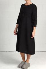 Hemp Walker Dress - charcoal