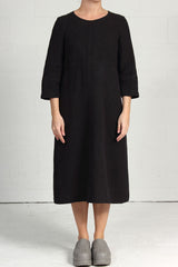 Hemp Walker Dress - charcoal