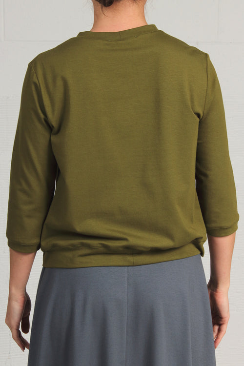 Knits Brady Top - olive