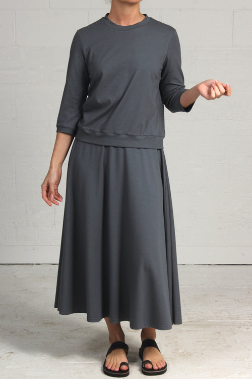 Knits Serena Skirt - steel