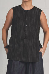 Spring 2024 Linear Linen Clovis Shirt - med, lrg