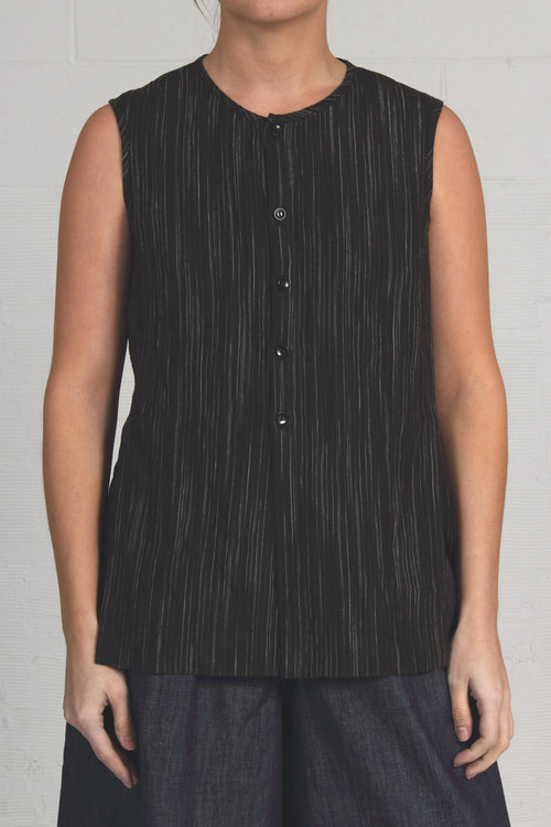 Spring 2024 Linear Linen Clovis Shirt - med, lrg
