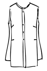 Spring 2024 Linear Linen Clovis Shirt - med, lrg