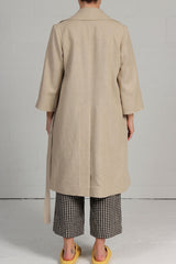 Linen Singe Coat - by Owen