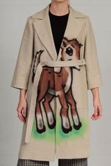 Spring 2024 Linen Singe Coat - by Owen - xsm, sml