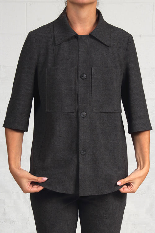 'Menswear' Suiting Shirt Jacket - 30% off
