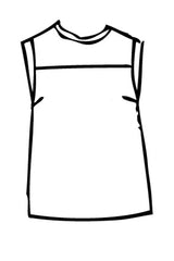 Spring 2024 Cream Nesting Top - Robin's Egg - med