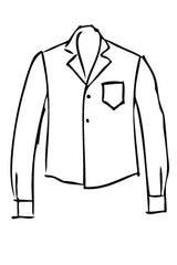 Spring 2024 Pinstripe Shirting Forest Shirt - med, xlg
