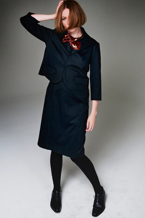 Pinstripe Janet Jacket - SOLD OUT
