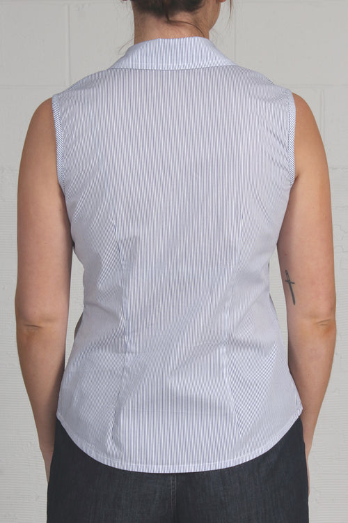 Spring 2024 Pinstripe Shirting Cabin Shirt - xsm, sml, lrg