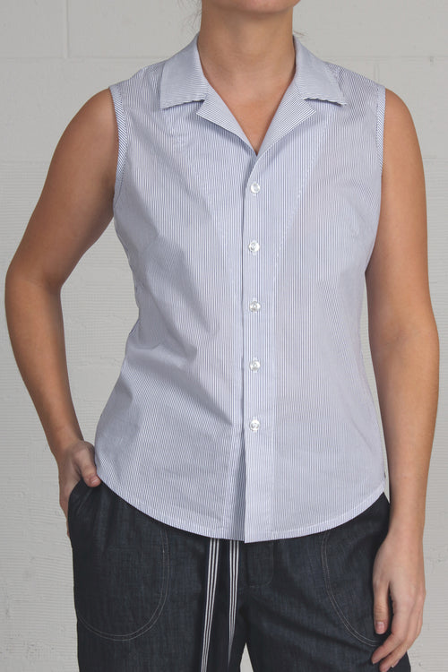 Spring 2024 Pinstripe Shirting Cabin Shirt - xsm, sml, lrg