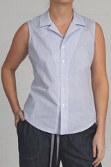 Spring 2024 Pinstripe Shirting Cabin Shirt - xsm, sml, lrg