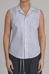 Spring 2024 Pinstripe Shirting Cabin Shirt - xsm, sml, lrg