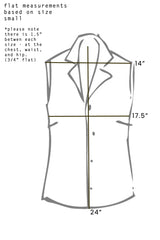 Spring 2024 Pinstripe Shirting Cabin Shirt - xsm, sml, lrg