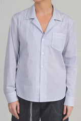 Pinstripe Shirting Forest Shirt