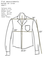 Spring 2024 Pinstripe Shirting Forest Shirt - med, xlg
