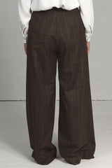 Plaid Wool Cybill Pant