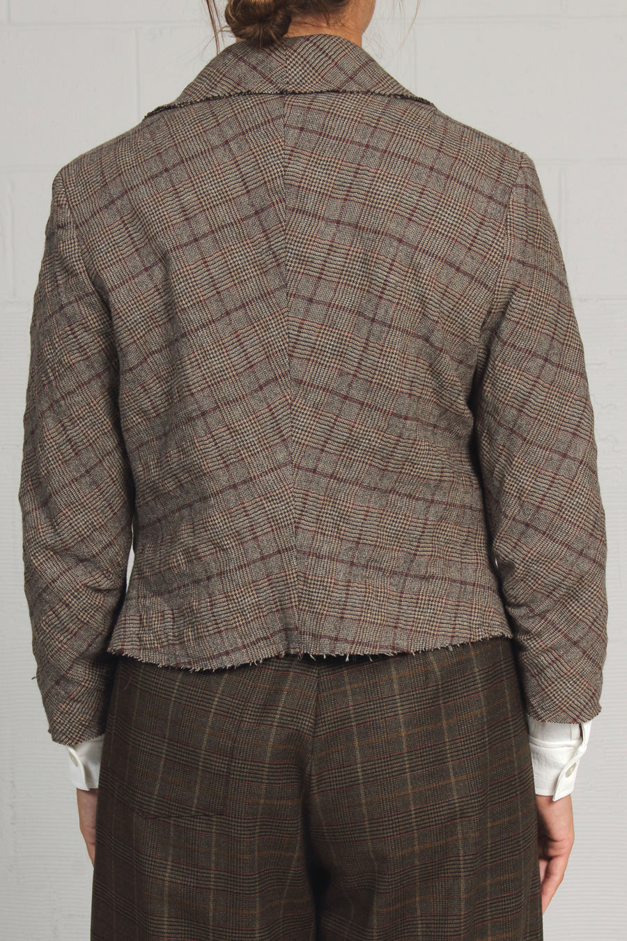 Plaid Wool Shep Jacket
