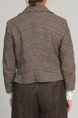 Fall 2023 Plaid Wool Shep Jacket - xsm - 50% off