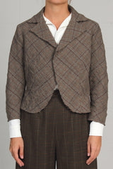 Fall 2023 Plaid Wool Shep Jacket - xsm - 50% off
