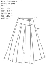 Plaid Calamity Skirt - small - last size!
