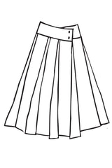 Plaid Calamity Skirt - small - last size!