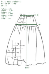 Printed Silk Viv Skirt