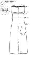 Rumpled Linen Mill Dress - khaki