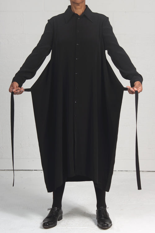 Satin Back Triacetate Jack Dress