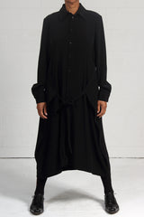 Satin Back Triacetate Jack Dress