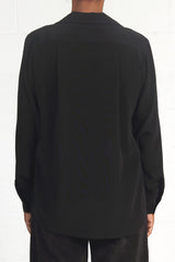Satin Back Triacetate Peg Shirt - SOLD OUT