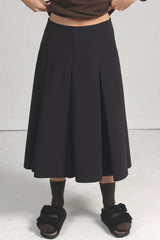 Bonded Tech Jersey Spadina Skirt - black - - 30% off