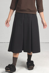 Bonded Tech Jersey Spadina Skirt - black - - 30% off