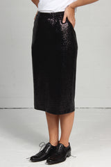 Fall 2023 Faux Sequin Print Shaw Skirt - med, lrg - 50% off