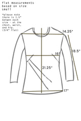 Spring 2024 Soft Rib Knit Hamilton Top - cream - lrg, xlg