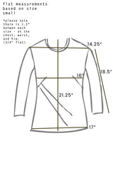 Spring 2024 Soft Rib Knit Hamilton Top - black - xsm, sml, lrg