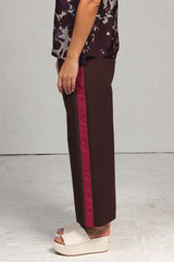 Spring 2023 Solid Cotton Match Pant - Espresso/Sangria - sml