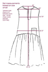 Spring 2023 Solid Cotton Sewing Dress - Sangria - xsm