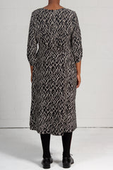 'Stick' Print Neuf Dress - last one - xlg