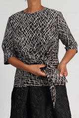 'Stick' Print Norma Top - SOLD OUT